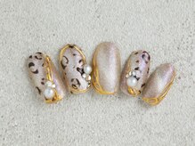 ティアリーネイル コレットマーレ店(Tiary Nail)/マグネットヒョウ柄