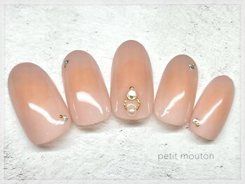 プチムトン 鶯谷店(petit mouton)/【チーク×ワンホンネイル】