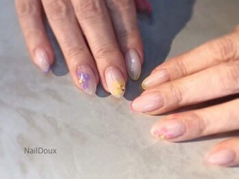 ネイル ドゥ 岡山駅前店(Nail Doux)/パステルフラワー