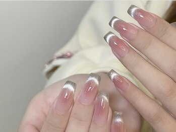 ウサギネイル 新大久保店(usagi nail)/マグネットフレンチ