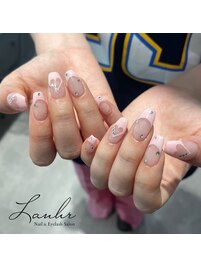 フレンチ×ハートフレンチ