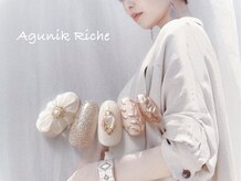 アグニークリッシェ(Agunik Riche)の雰囲気（ニュアンスミラーフラワーネイル♪♪渋谷ネイル）