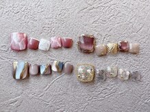 nail StarLit 《パラジェル/フィルイン》　【スターリット】の雰囲気（◆フット定額Design9350円◆）