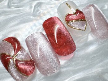 チェリーズネイル(Cherrys Nail)/ぷっくり アップル ネイル