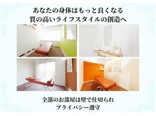 コア カイロプラクティック 錦糸町の雰囲気（全室個室でプライベートが守られた空間を提供！）