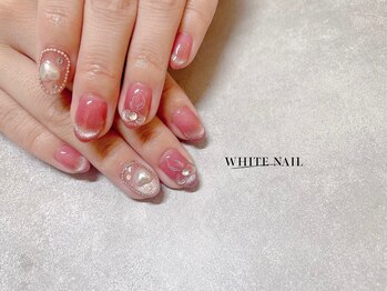 ホワイトネイル 武蔵小杉店(WHITE NAIL)/マグネット/リボンネイル