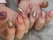 ルカ 原宿(lux)/ニュアンス春ネイル