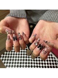 チェックネイル