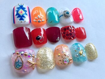 ネイルサロン ドゥーエ(due)/Foot/Design120分★デザイン自由