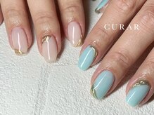 アイラッシュアンドネイル専門店 クラル(CURAR)/アシンメトリーネイル
