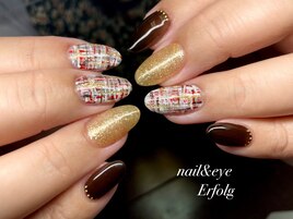 冬のツイードネイル！