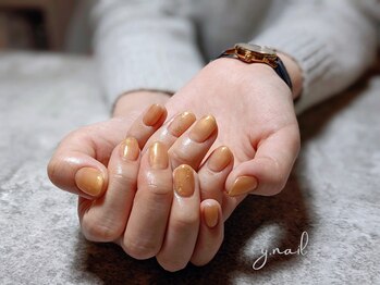 ワイネイル(Y.nail)/紅葉の和装ネイル