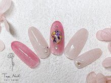 テセネイル(Tese Nail)/４月の押し花ネイル♪