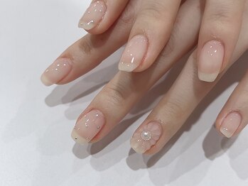 エイト アイラッシュアンドネイル 大宮店(eight)/うるうるぷっくりフラワーネイル