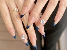 ビアンカ 東京ドームラクーア店(Bianca)/フレンチネイルネイビー