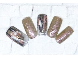 ニュアンスネイル　ぬりかけ