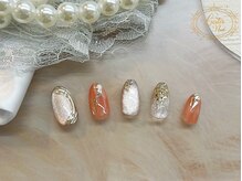 ラスターネイル(Luster nail)/ミラーアートデザイン