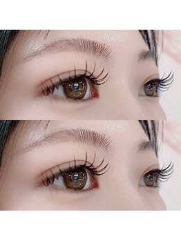 ネイルサロン ロゼプリュム/全方向可愛いパッチリお目元に