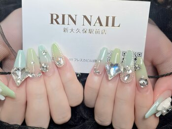 リンネイル 新大久保店(Rin Nail)/#待ち込みデザインOK　#付け放題
