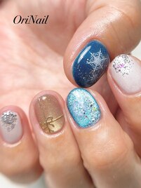 マグネットネイルデザイン