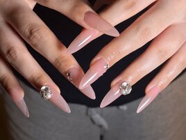 ロングチップ/ビジュー