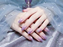 センシー ネイル スタジオ(Sensy Nail Studio)/指先に宿る、柔らかなパープル