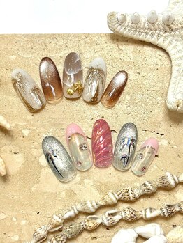 エコモマイ(e Komo mai)/８月のデザインネイル★