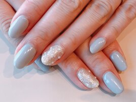 グレー×パール