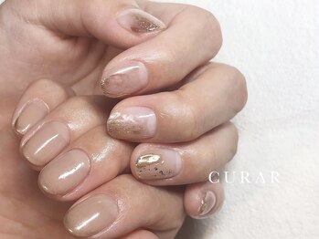 アイラッシュアンドネイル専門店 クラル(CURAR)/ブラウン ニュアンス