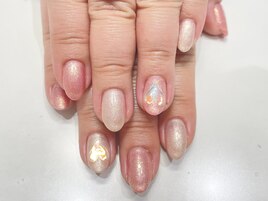 オーロラフィルムネイル☆
