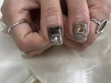 インザピンクリリー(in the pink LILY)/ニュアンスネイル/ミラーネイル