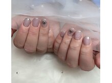 ネイルシェイプ 錦糸町(Nail shape)/リボンが可愛い定額制デザイン