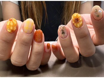 エスネイルサロン(S Nail Salon)/ひまわりネイル