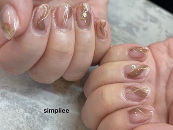 シンプリー ネイルアンドアイラッシュ 祖師谷大蔵店(Simpliee Nail&Eyelash)の写真/デザインも値段も妥協したくない貴方にお勧め♪<フィルイン>だから成せる定期来店で爪が綺麗、縦長も叶う！