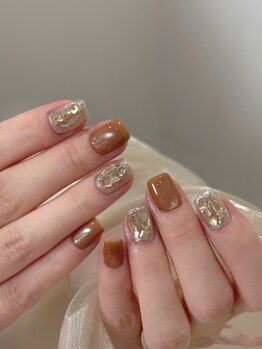 アイリ(Airi)の写真/【ワンカラー・ラメグラ3980円～】トレンドデザインもショートに似合わせ！定額コースも人気の実力派★