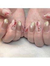 水引のお正月ネイル