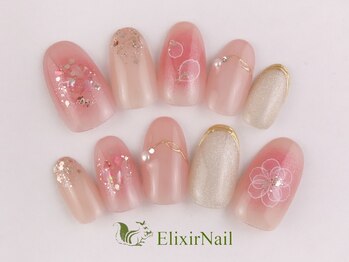 エリクサーネイル 五反田(Elixir Nail)/定額b カジュアル/クーポン使用