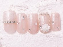 ネイルメゾン 渋谷店(NAIL MAISON)/キラキラバラピンク韓国￥6980