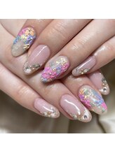 ソラール(SOLAR)/手描き花柄アート