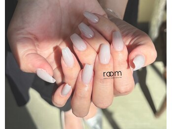 ルーム ビューティーラボラトリーズ(room beauty laboratories)/ホワイトネイル×ワンカラー
