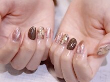 ラルネイル 大宮(Lull. nail)/＊ブラウン＊マーブル＊