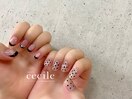 ドット&フレンチネイル