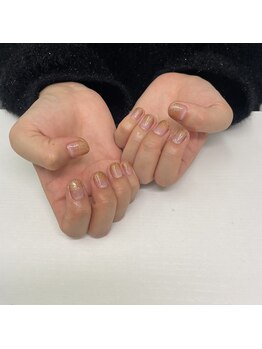 スピラ 上通店(Spira)/オレンジラメグラデーション