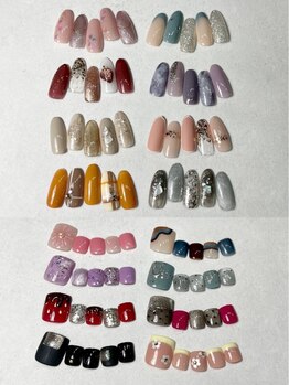 アクア AQUAの写真/新規オフ無料★アート込月替り定額ニュアンスデザイン5830円★大人シンプル定額5500円★店建物前にP完備！