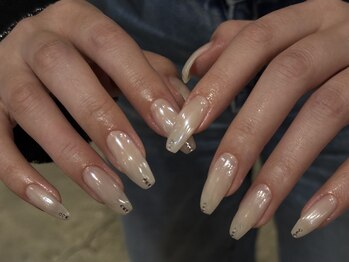 レナトゥス ルッソ(RenatusLusso)/clearbeige×whitepowder