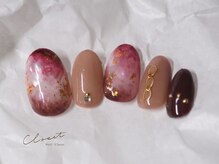 ネイルクローゼット(Nail Closet)/12月 design ニュアンス&シェル