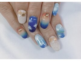 空ネイル　ジェルネイル