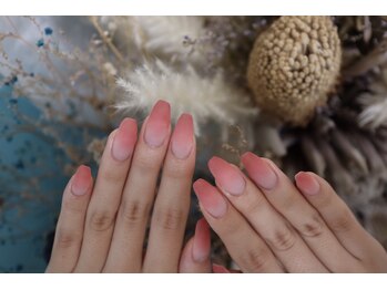 カカネイルズ(Kaka nails)/マットピンクグラデーション