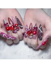 クロレ(Nail Salon COLORE)/バレンタインネイル by.honoka