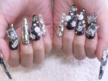 Nailstudio Remede【ネイルスタジオ ルメッド】/痛ネイル◆セリフデザイン